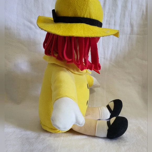 Madeline 13" Yellow Felt Coat & Hat Soft Plush Doll Embroidered Collectible 2016 - Picture 4 of 7